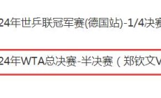 爱游戏体育:2024WTA年终总决赛半决赛直播频道平台 郑钦文vs克雷吉茨科娃直播观看入口地址